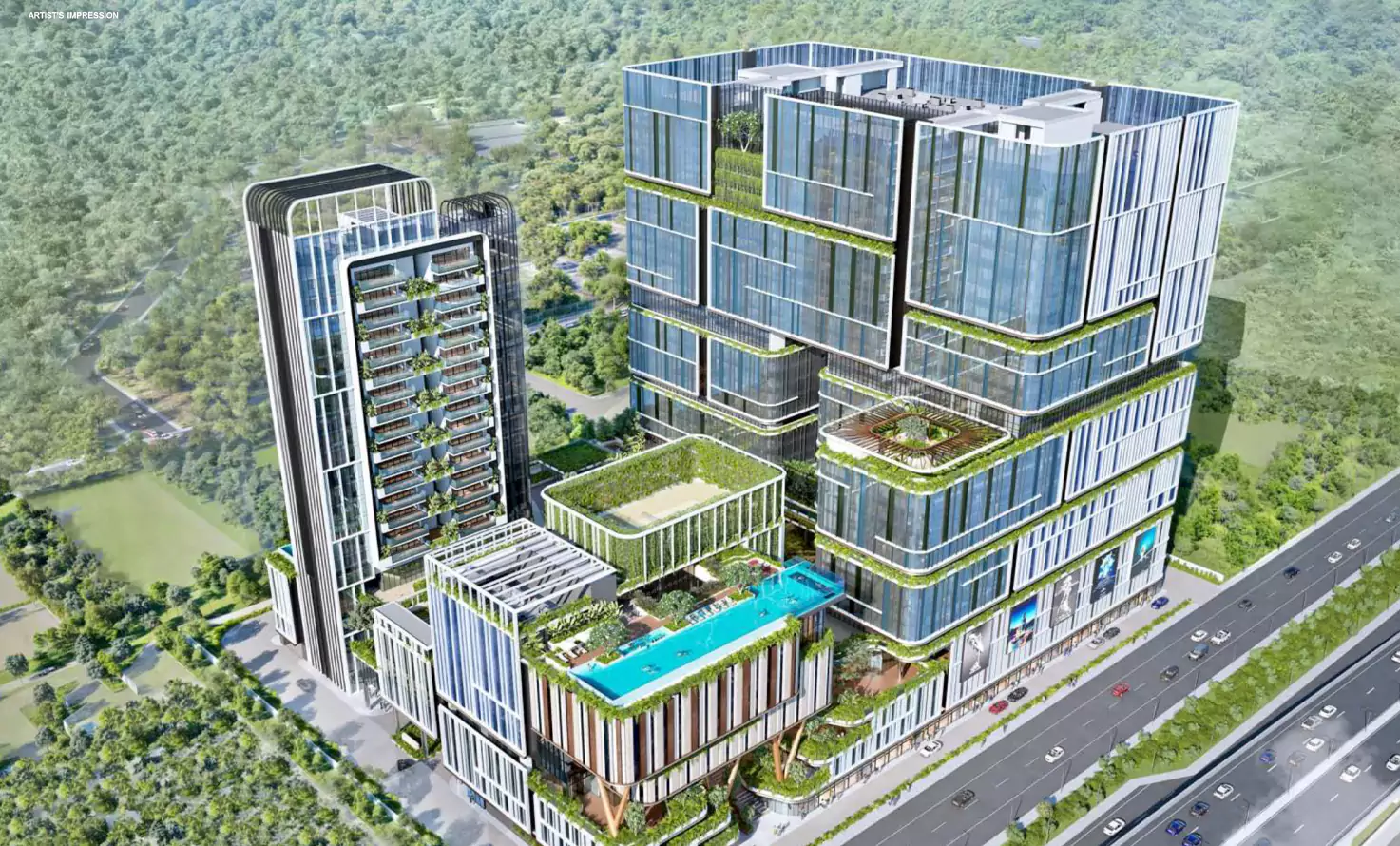Cyber Square Corporate Park, Nerul Vashi
